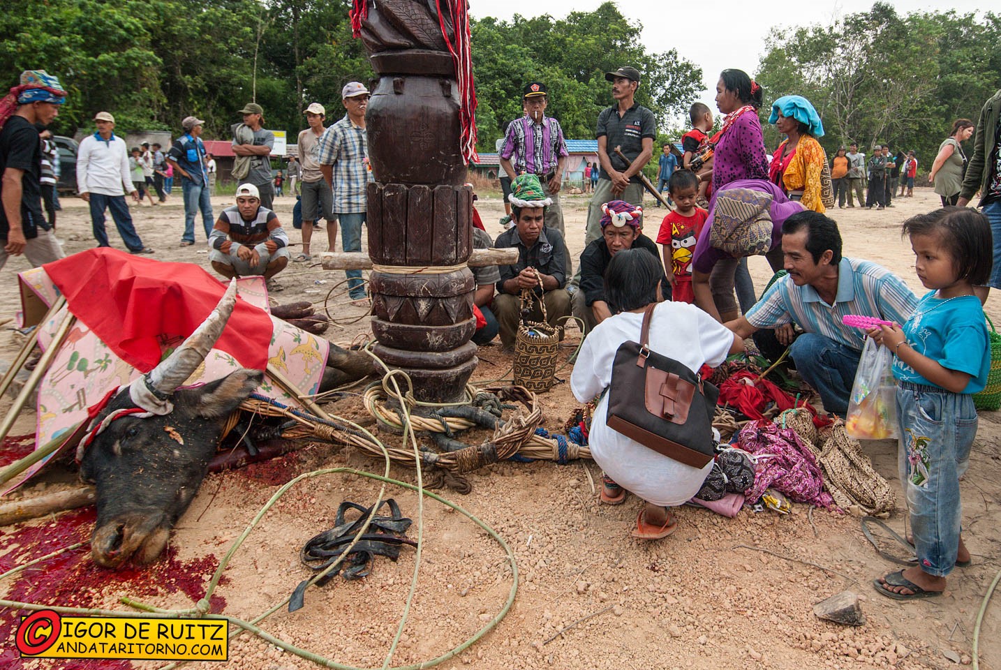 Festa nei pressi di Tanjung Issuy