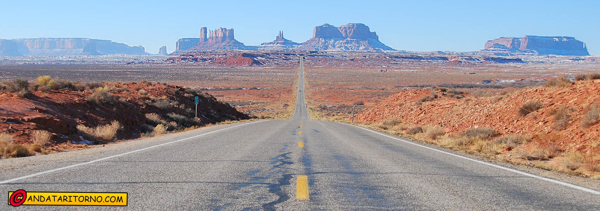 Miglio 13 della US Highway 163