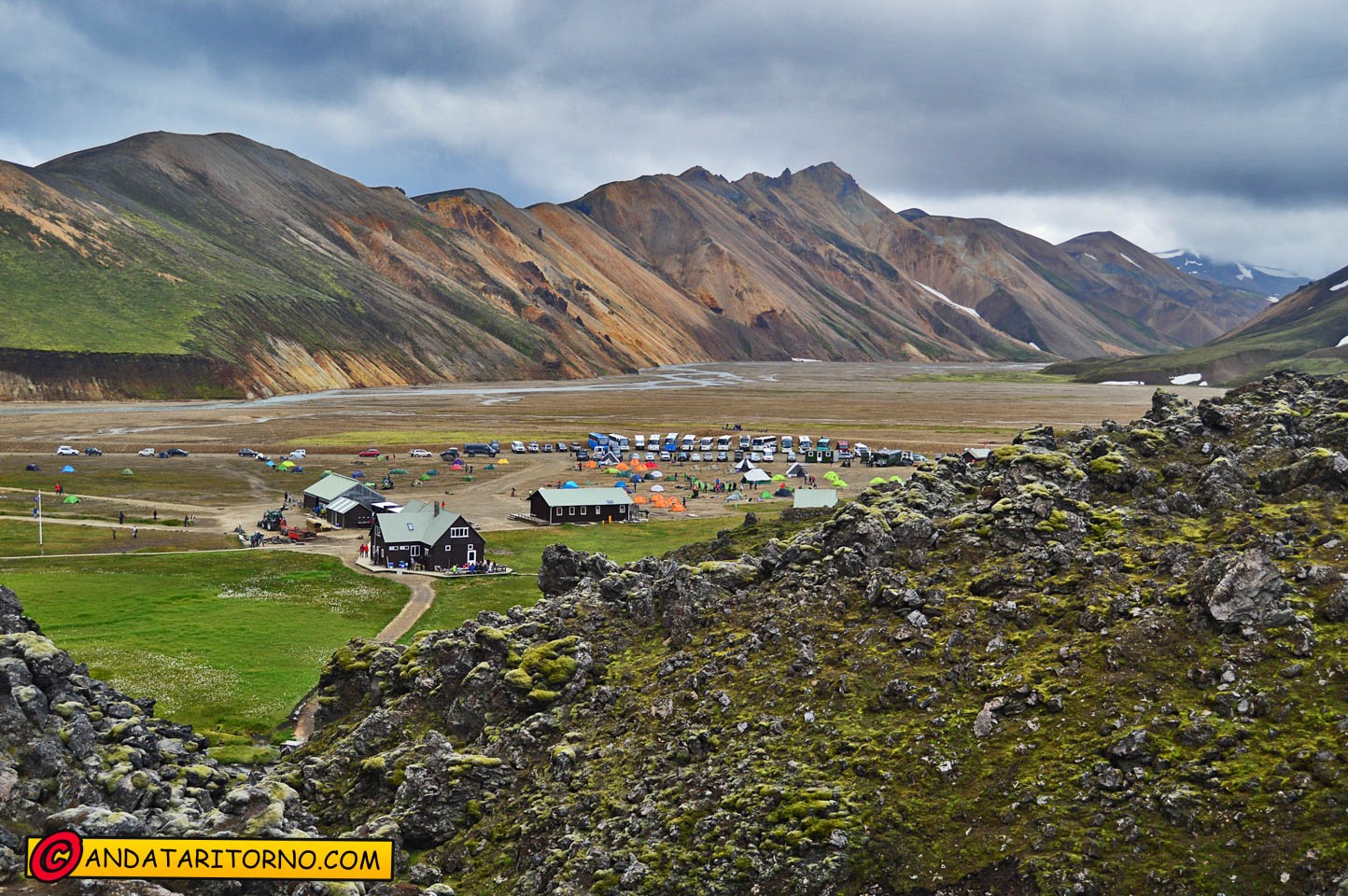 Il rifugio a Landmannalaugar