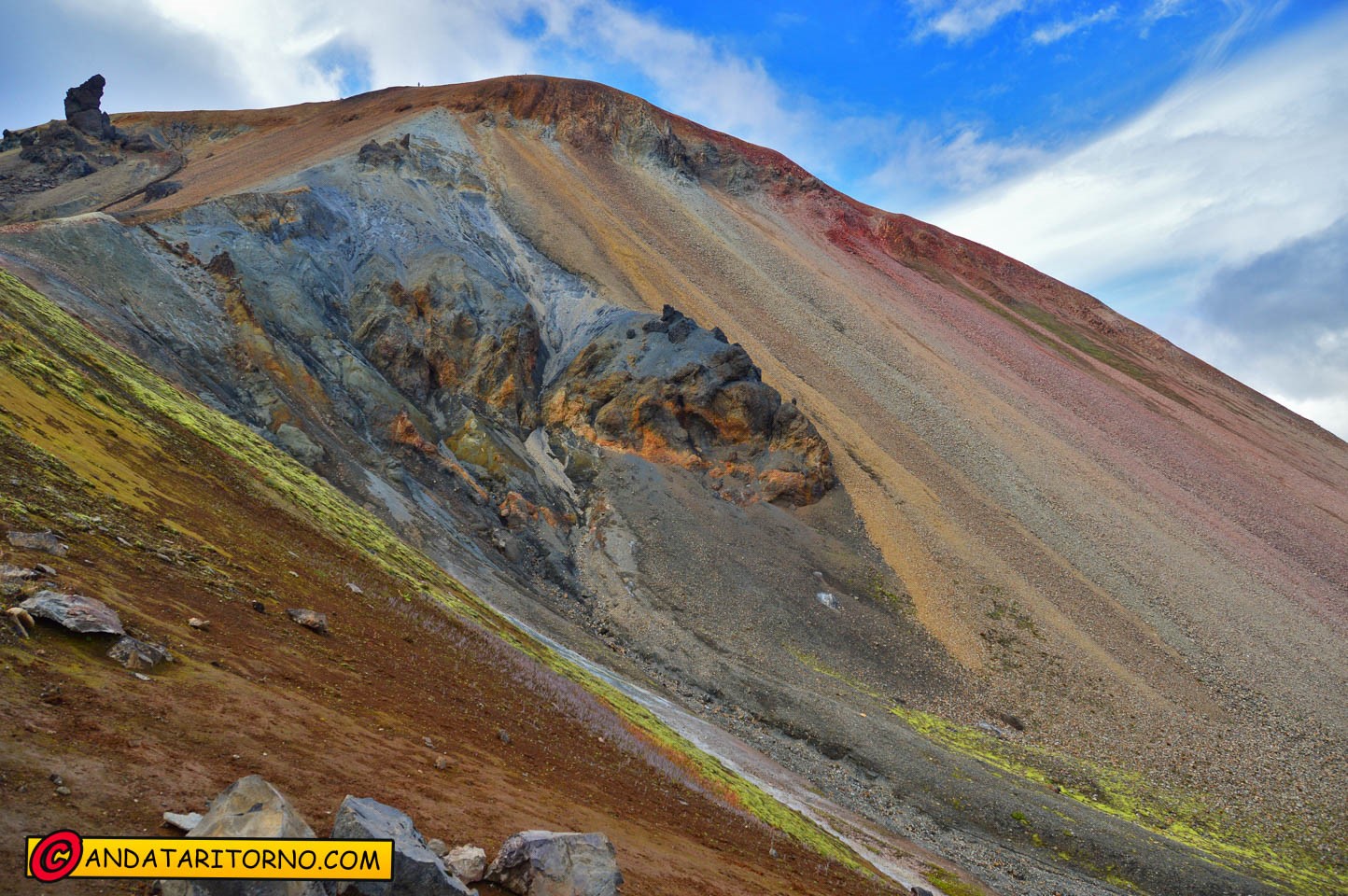 Monte Brennisteinsalda nei pressi di Landmannalaugar
