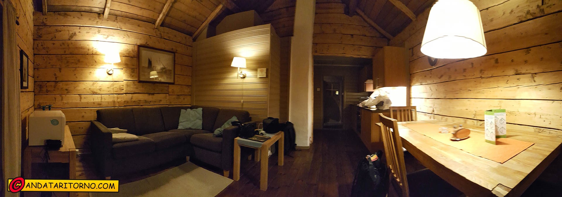 L'interno della rorbu