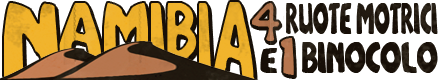 Viaggio in Namibia, 4 ruote motrici e un binocolo