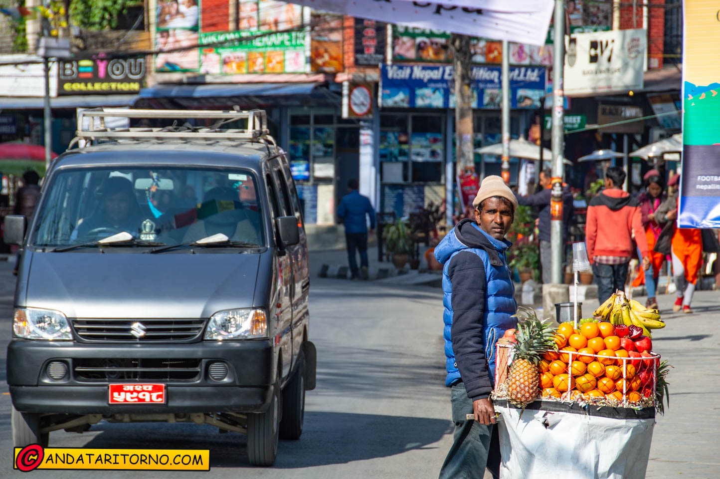 Il quartiere Lakeside a Pokhara